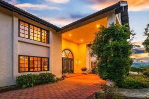 Luxury Hilltop Estate front door