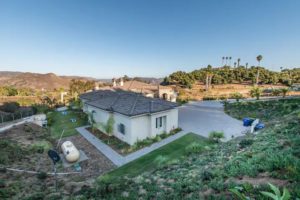 aerial view of home