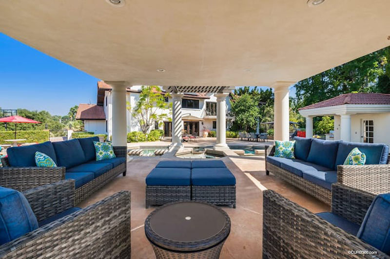 Luxury Hilltop Estate outdoor seating