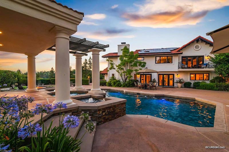 Luxury Hilltop Estate pool