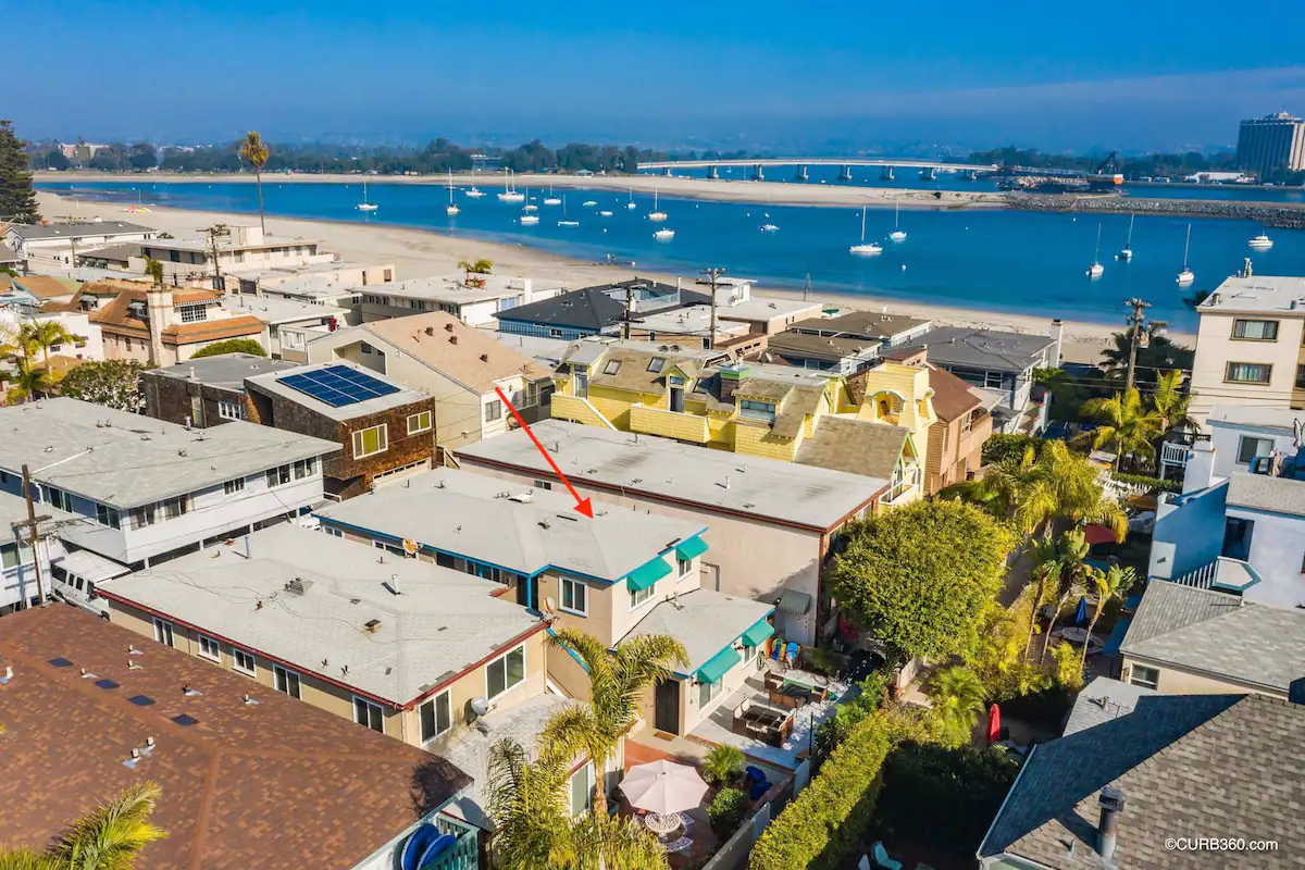 Top view of home