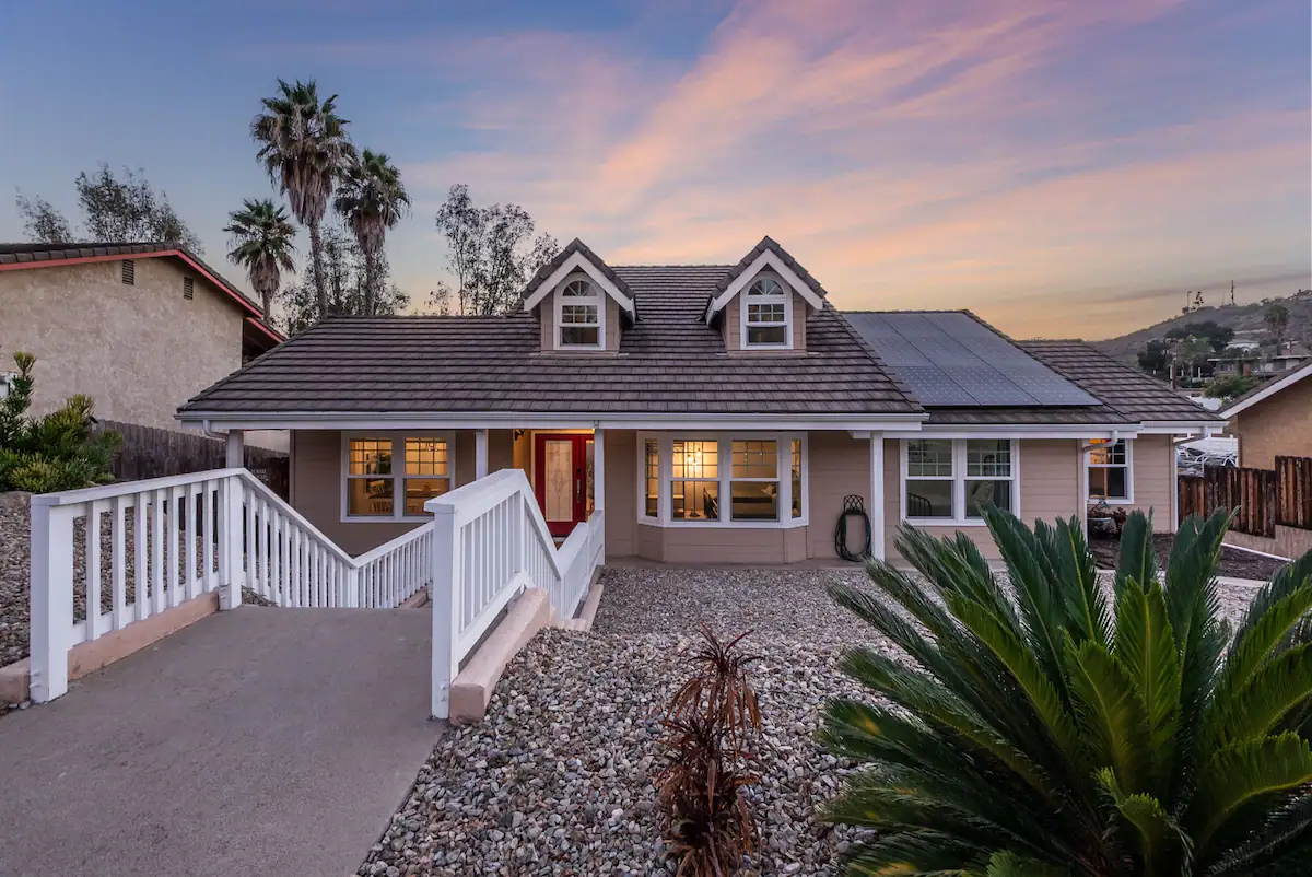 Outside view of home