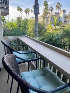 outside table